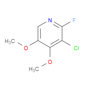 3-Chloro-2-fluoro-4,5-dimethoxypyridine