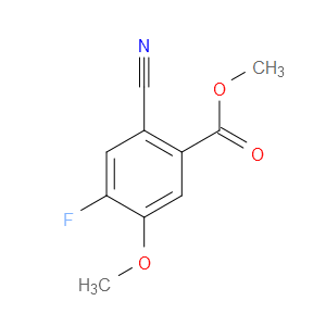 methyl 2-cyano-4-fluoro-5-methoxybenzoate