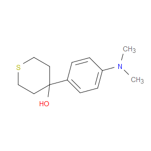 4-(4-(dimethylamino)phenyl)tetrahydro-2H-thiopyran-4-ol