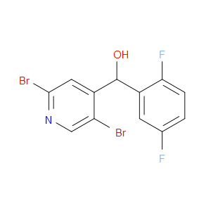 2,5-Dibromo-α-(2,5-difluorophenyl)-4-pyridinemethanol