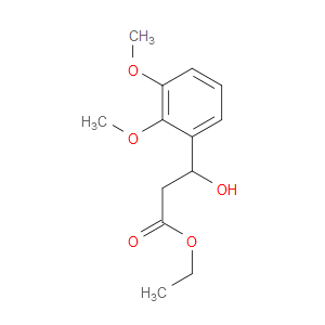 Ethyl β-hydroxy-2,3-dimethoxybenzenepropanoate