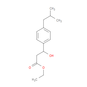 Ethyl β-hydroxy-4-(2-methylpropyl)benzenepropanoate