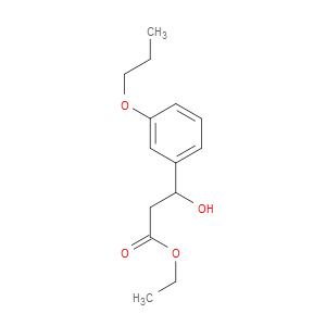 Ethyl β-hydroxy-3-propoxybenzenepropanoate