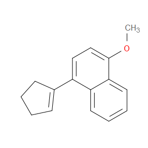 Naphthalene, 1-(1-cyclopenten-1-yl)-4-methoxy-