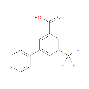 3-(4-Pyridinyl)-5-(trifluoromethyl)benzoic acid