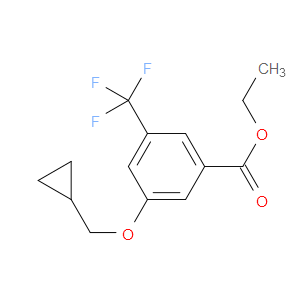 Ethyl 3-(cyclopropylmethoxy)-5-(trifluoromethyl)benzoate