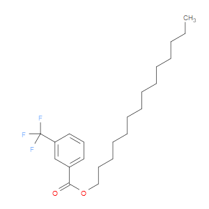 Tetradecyl 3-(trifluoromethyl)benzoate