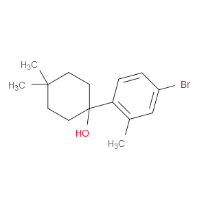 1-(4-bromo-2-methylphenyl)-4,4-dimethylcyclohexanol