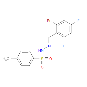 N'-(2-bromo-4,6-difluorobenzylidene)-4-methylbenzenesulfonohydrazide