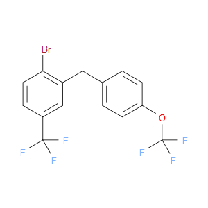 1-bromo-2-(4-(trifluoromethoxy)benzyl)-4-(trifluoromethyl)benzene