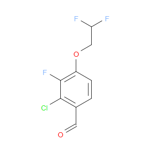 2-chloro-4-(2,2-difluoroethoxy)-3-fluorobenzaldehyde