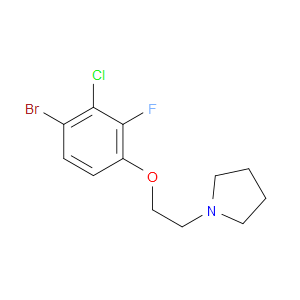 1-(2-(4-bromo-3-chloro-2-fluorophenoxy)ethyl)pyrrolidine