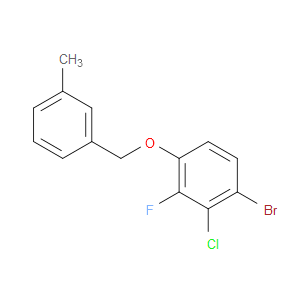 1-bromo-2-chloro-3-fluoro-4-((3-methylbenzyl)oxy)benzene