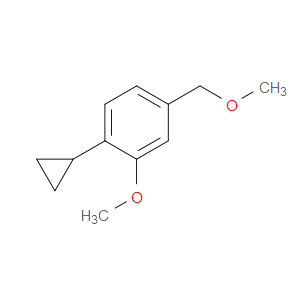 1-cyclopropyl-2-methoxy-4-(methoxymethyl)benzene