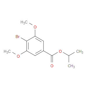 isopropyl 4-bromo-3,5-dimethoxybenzoate