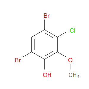 4,6-dibromo-3-chloro-2-methoxyphenol