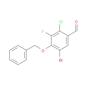 4-(benzyloxy)-5-bromo-2-chloro-3-fluorobenzaldehyde