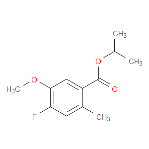isopropyl 4-fluoro-5-methoxy-2-methylbenzoate