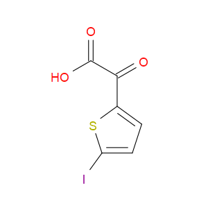 5-Iodo-α-oxo-2-thiopheneacetic acid
