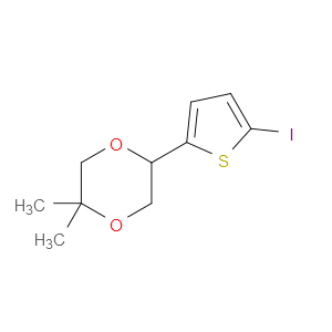5-(5-Iodo-2-thienyl)-2,2-dimethyl-1,4-dioxane