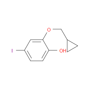 Phenol, 2-(cyclopropylmethoxy)-4-iodo-