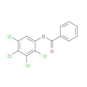 Phenol, 2,3,4,5-tetrachloro-, 1-benzoate