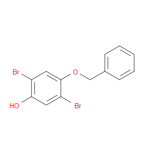 2,5-Dibromo-4-(phenylmethoxy)phenol