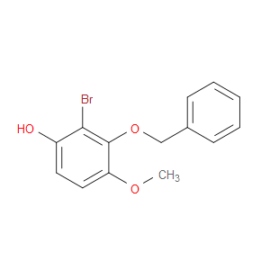 Phenol, 2-bromo-4-methoxy-3-(phenylmethoxy)-