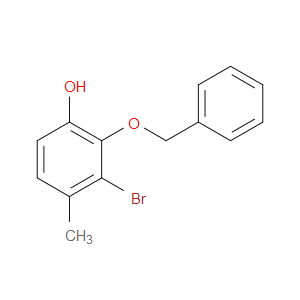 Phenol, 3-bromo-4-methyl-2-(phenylmethoxy)-