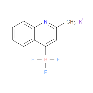 Borate(1-), trifluoro(2-methyl-4-quinolinyl)-, potassium (1:1), (T-4)-