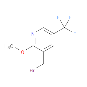 Pyridine, 3-(bromomethyl)-2-methoxy-5-(trifluoromethyl)-