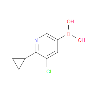 B-(5-Chloro-6-cyclopropyl-3-pyridinyl)boronic acid