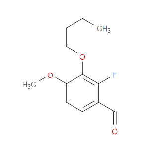 3-butoxy-2-fluoro-4-methoxybenzaldehyde