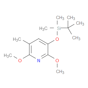 3-((tert-butyldimethylsilyl)oxy)-2,6-dimethoxy-5-methylpyridine