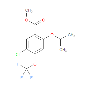 methyl 5-chloro-2-isopropoxy-4-(trifluoromethoxy)benzoate
