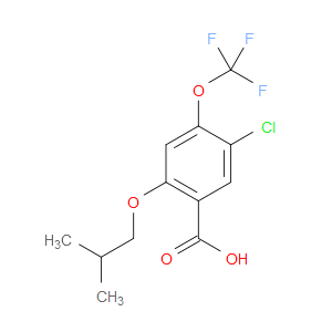 5-chloro-2-isobutoxy-4-(trifluoromethoxy)benzoic acid