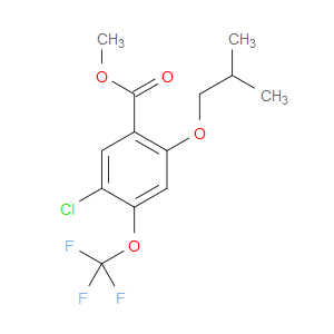 methyl 5-chloro-2-isobutoxy-4-(trifluoromethoxy)benzoate