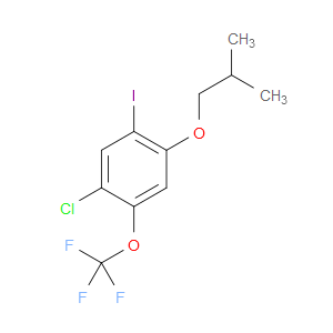 1-chloro-5-iodo-4-isobutoxy-2-(trifluoromethoxy)benzene