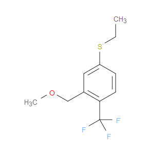 ethyl(3-(methoxymethyl)-4-(trifluoromethyl)phenyl)sulfane