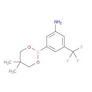 3-(5,5-Dimethyl-1,3,2-dioxaborinan-2-yl)-5-(trifluoromethyl)benzenamine