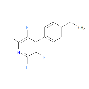 Pyridine, 4-(4-ethylphenyl)-2,3,5,6-tetrafluoro-