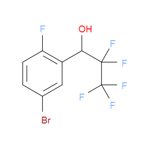1-(5-bromo-2-fluorophenyl)-2,2,3,3,3-pentafluoropropan-1-ol