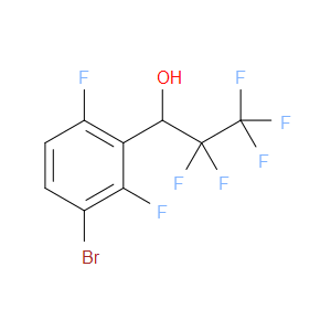 1-(3-bromo-2,6-difluorophenyl)-2,2,3,3,3-pentafluoropropan-1-ol