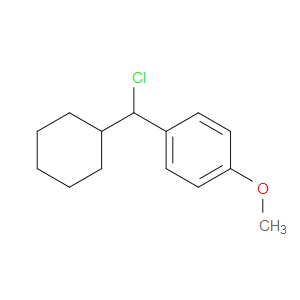 1-(chloro(cyclohexyl)methyl)-4-methoxybenzene