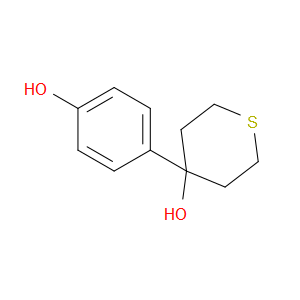 Tetrahydro-4-(4-hydroxyphenyl)-2H-thiopyran-4-ol