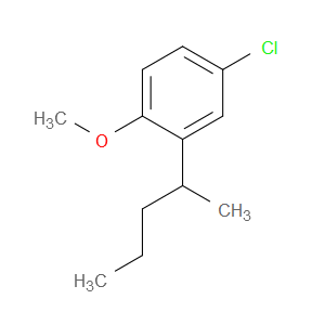 4-Chloro-1-methoxy-2-(1-methylbutyl)benzene
