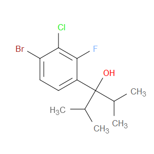 4-Bromo-3-chloro-2-fluoro-α,α-bis(1-methylethyl)benzenemethanol