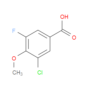 3-Chloro-5-fluoro-4-methoxybenzoic acid