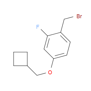 1-(Bromomethyl)-4-(cyclobutylmethoxy)-2-fluorobenzene