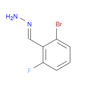 Benzaldehyde, 2-bromo-6-fluoro-, hydrazone